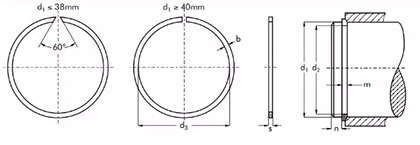DIN 9927 SW Series Snap Ring for shaft